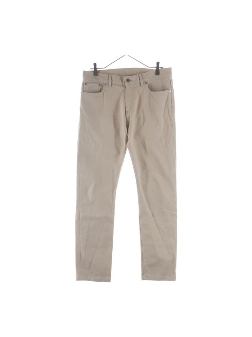Louis Vuitton LV Monogram Patch Denim Pants Beige